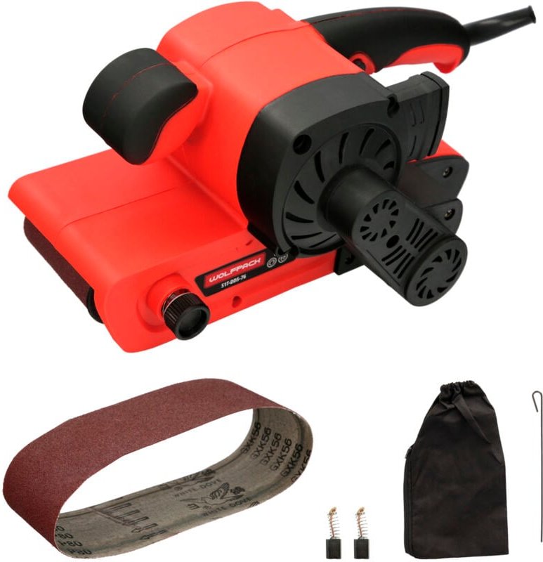 AFT - 800-Watt-Bandschleifer. Mit integrierter Absaugung