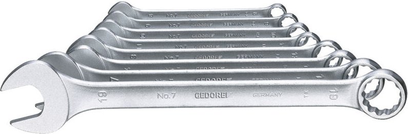 Gedore Ringmaulschlüsselsatz A 7-080 8tlg. SW 8 - 19 mm - 6092850