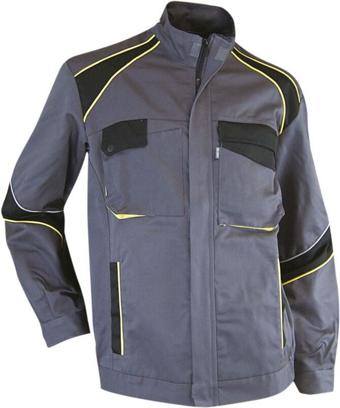 Jacke LMA SEMIS grau / schwarz / gelb T.S - 2057 T.2