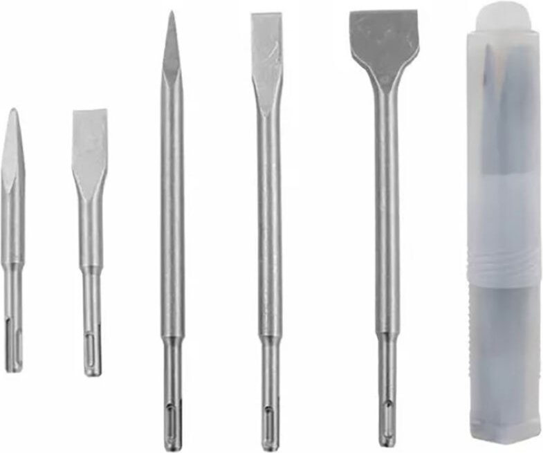 Universalmeißel, 5-teiliges Set aus Stahlmeißeln für Beton und Ziegelwände