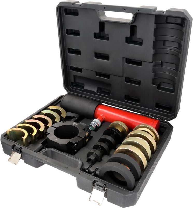 Schlitzbuchsen-Werkzeug-Satz für Silentlager-Schlitzbuchsen, 19-tlg