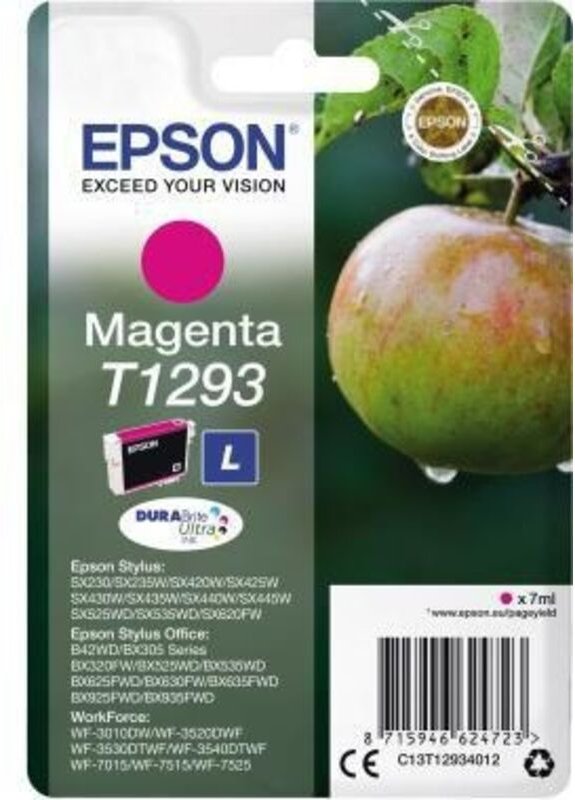 Tintenpatrone Originalzubehör T1293 ca. 330 Seiten magenta 7ml