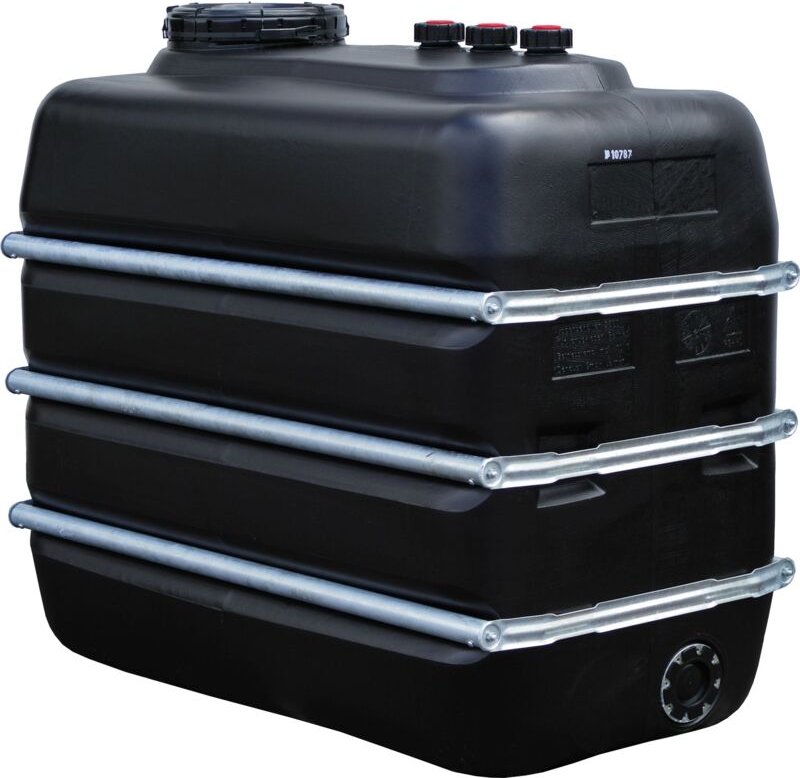 Raumspartank 2500 Liter schwarz aus lebensmittelechten pe - Graf