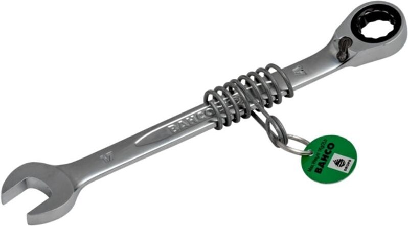 Bahco Knarren-Ring-Maulschlüssel, SW 22 mm, mit Sicherheitsfeder