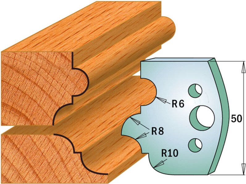 690.520 Paar SP-Messer 50x4mm
