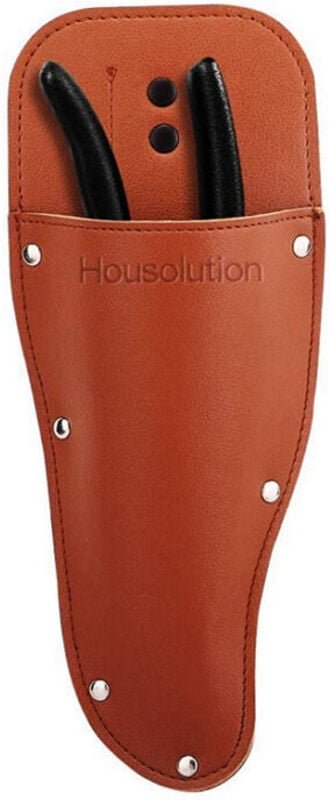 2 Stück Gartenscheren-Hüllen, WideSmart Gartenscheren-Holster, Schutzhülle für Gartenscheren, PU-Leder-Gartenscheren-Hol...