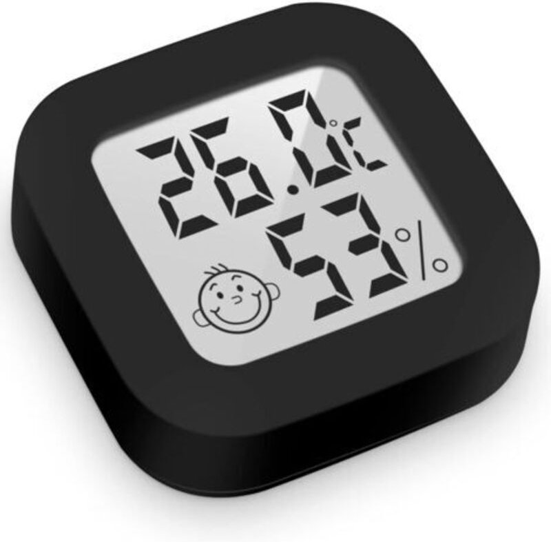 Mini Digitales Innenraum-Thermometer-Hygrometer mit Hoher Präzision, Temperatur- und Feuchtigkeitsmesser, Thermo-Hygrome...