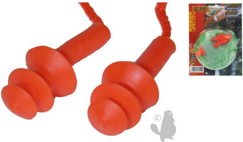 Packung mit 10 wiederverwendbaren Ohrstöpseln mit Schnur – blistertauglich