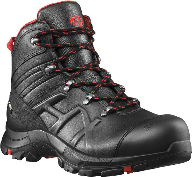 Haix - Sicherheitsstiefel Safety 54 mid esd gtx black-red S3 Gr. 48 (Uk 12,5)