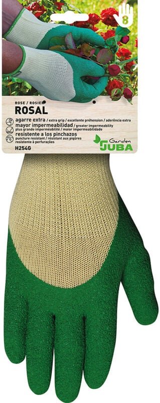 Gartenhandschuh aus Polyester/Latex, Größe 10 Juba