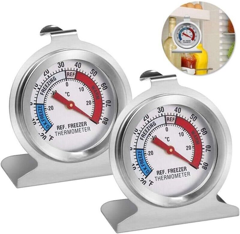 Gefrierschrankthermometer, Kühlschrankthermometer, Temperaturthermometer, Rundthermometer, Kühlschrankthermometer