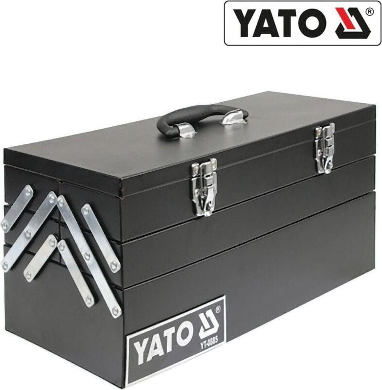 Werkzeugkasten, Metall 460x200x225 mm / YT-0885 / Yato