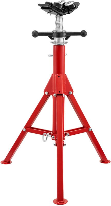 2-Tonnen-Rohrheberständer, V-Kopf 1107A Modell, hoher klappbarer Stahlständer, einstellbar 28-51,5 Zoll, 4-Kugel-Transfe...