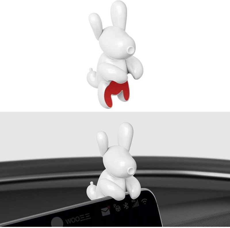 Dekorativer Mini-Hundeschirm für Tesla, kompatibel mit Tesla Model 3 und Model Y (2017–2025), Innenausstattung