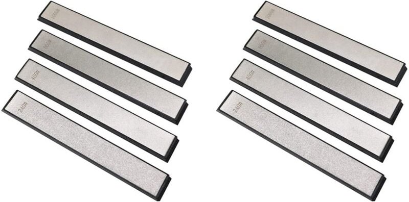 2X Diamant Schleifstein Set, Messer SchäRfer System, Wetzsteine, Wetzsteine, Klingen Polieren Steine