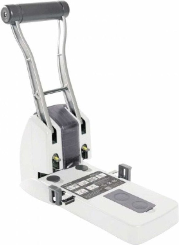 Blocklocher eco P2200 18,5 x 17,6 x 34,2 cm (b x h x t) 150 Bl. (80 g/m²) Metall/ABS Kunststoff weiß