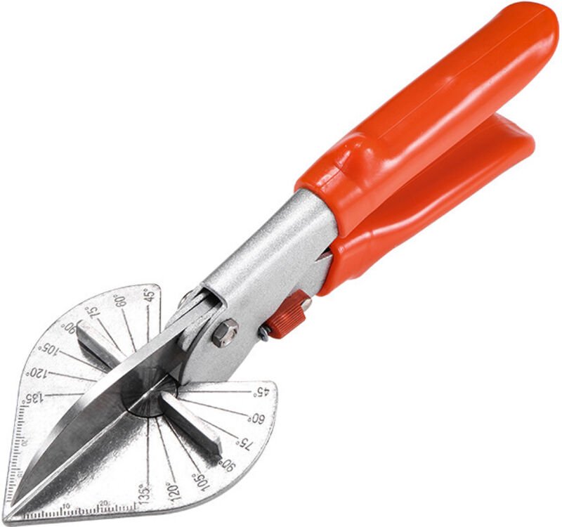 Winkelscheren, Mehrwinkel-Fasenscheren, 45-135 Grad Kunststoff-, PVC- und Korkstreifen