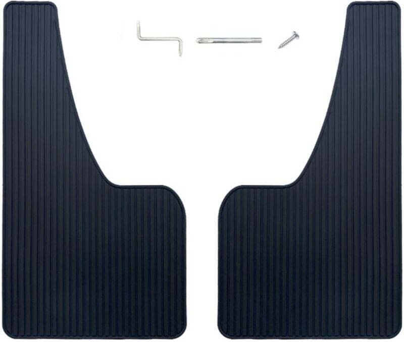 Stück Schmutzfänger, Spritzschutz für Autos, universelle Schmutzfänger, Schmutzfänger für vorne und hinten (Schwarz)