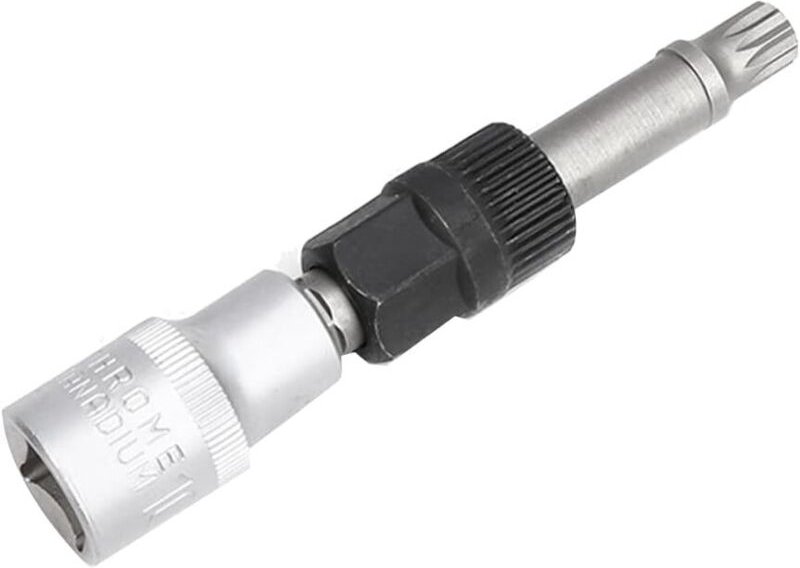 Steckschlüssel für die Lichtmaschinenriemenscheibe, M10-Bohrer mit 33-Zahn-Steckschlüssel zum Lösen der zentralen Schrau...