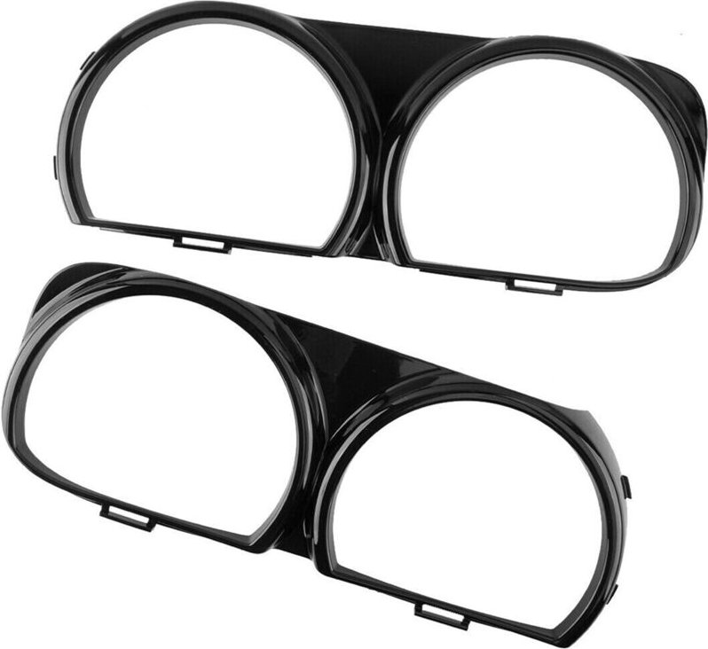 Tlily - 1 Paar Vordere Scheinwerfer-Einfassungsgitter-Rahmenverkleidung für 2015-2021 68259053AB 68259052AB