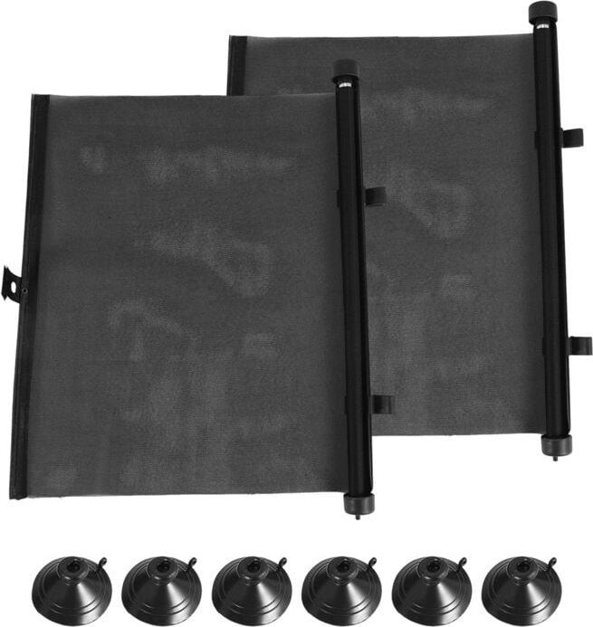 Tlily - 2Pcs 40X45CM Sonnenschutz Auto Versenkbare Schatten Seite Sonnenschutz Abdeckung Sonnenschutz Fenster Vorhang