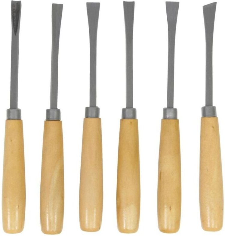 Schnitzwerkzeugsatz 6-teilig Stechbeitel & Holzbearbeitung