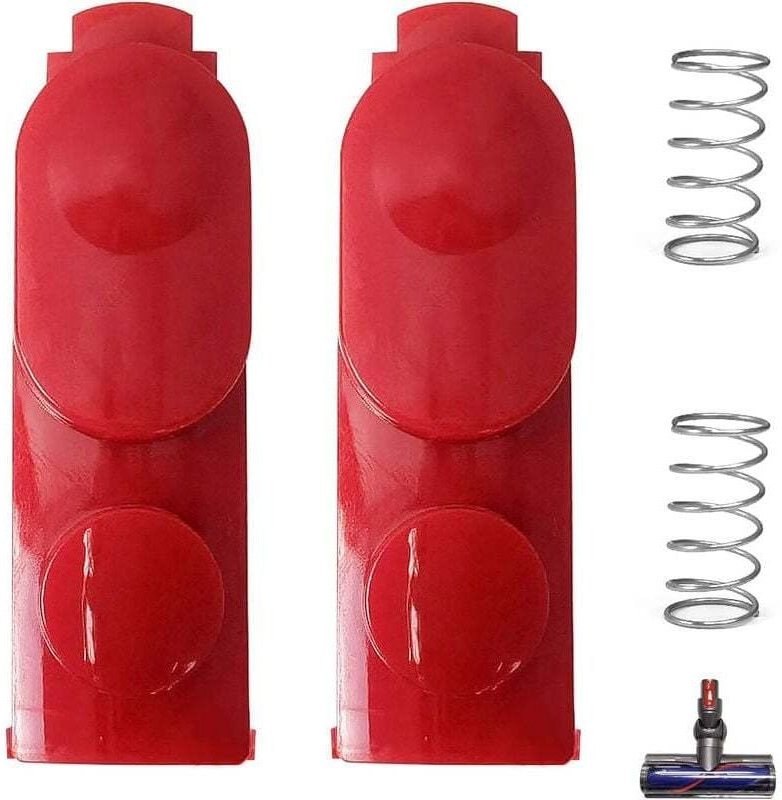 Set mit 2 Ersatzteilen für Dyson V7 V8 V10 V11 V15 Staubsauger - Elektrisch betriebene, federbelastete Clip-Verriegelung...