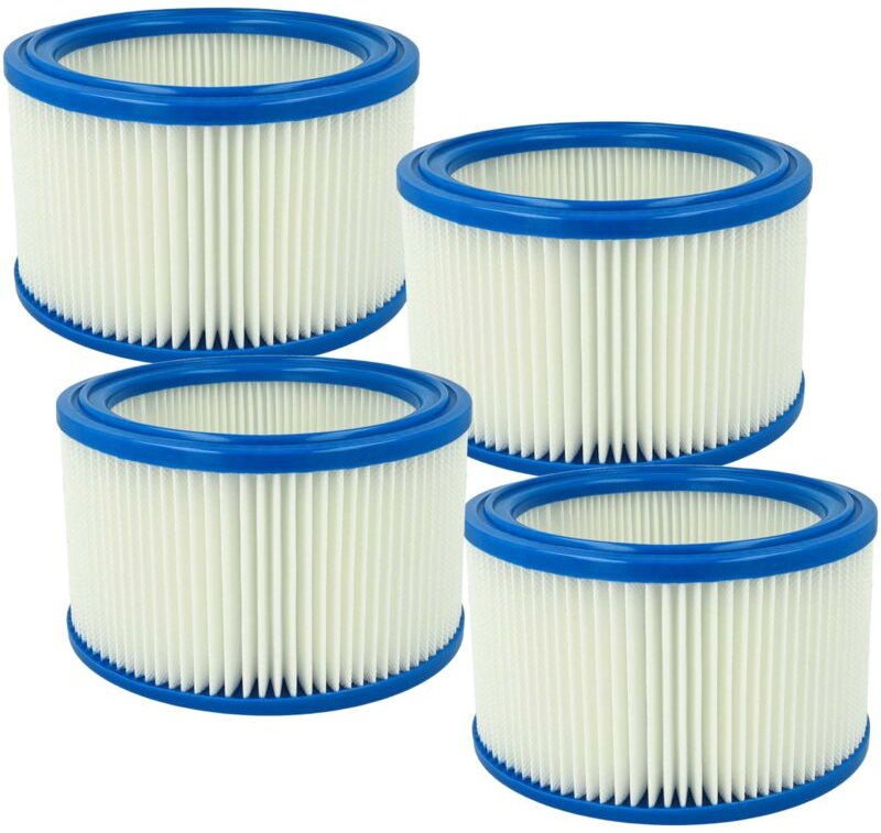 4x Filterelement kompatibel mit Nilfisk Alto 29747 Nass-/Trockensauger - Feinstaubfilter - Vhbw