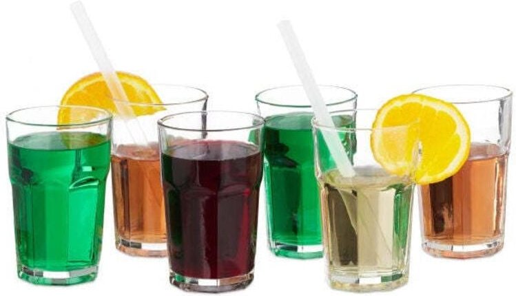 6 piece glassware set