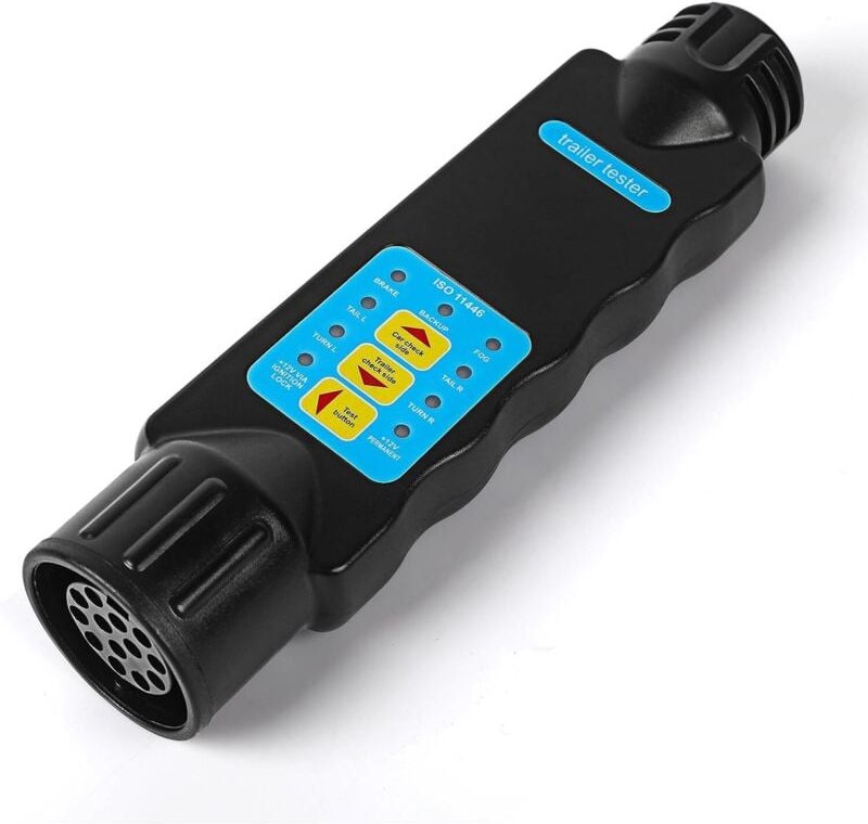 7-polige Anhängersteckdose, 13-poliger Anhängersteckdosentester, 12-V-Anhängerlichttester, Kabelverdrahtungskreis-Diagno...
