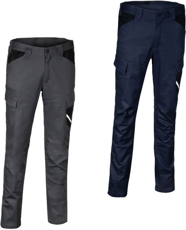 Cofra Querrin Fleece-Arbeitshose mit mehreren Taschen - M - Blu notte