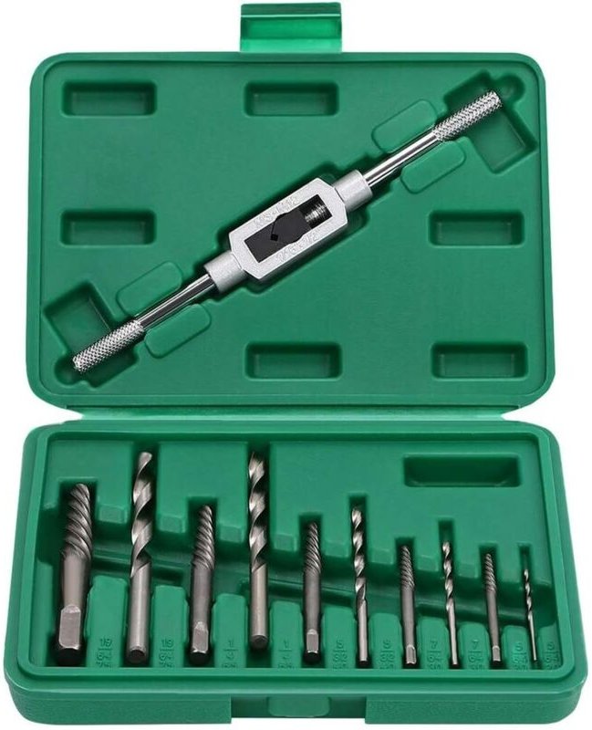 11 beschädigte Schraubenausdreher: Abgebrochene Schraubenbohrer, Bolzen, Befestigungselemente und ausrangierte Ausdreher