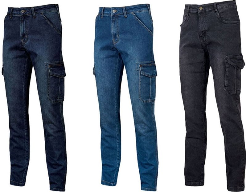 Arbeitsjeans Stretch TOMMI - Blau 2XL - FR (48) - US (34)