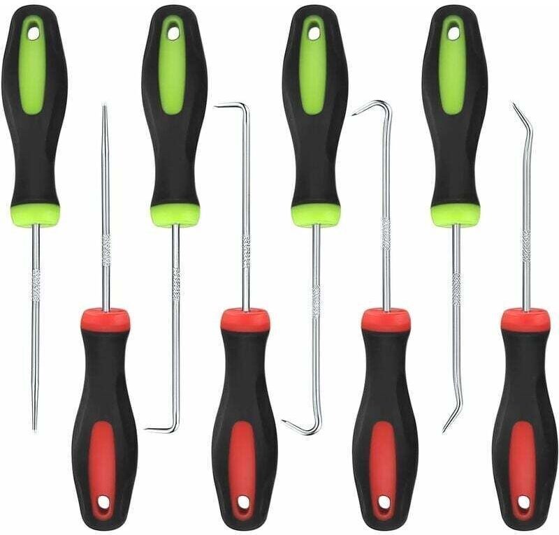 Vtizikl 8 Pièces Jeu de Crochets et Tournevis Mécanique de Précision, Crochets Longue Portée, Ramassage et Crochet, Pics...