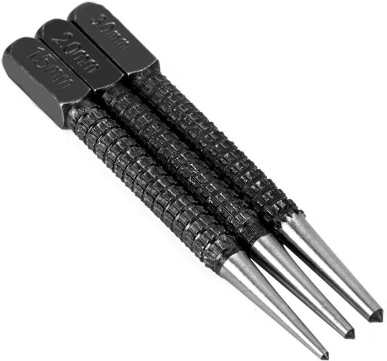 Satz mit 3 Körnern aus hochkohlenstoffhaltigem Stahl (1,5 mm-3 mm)