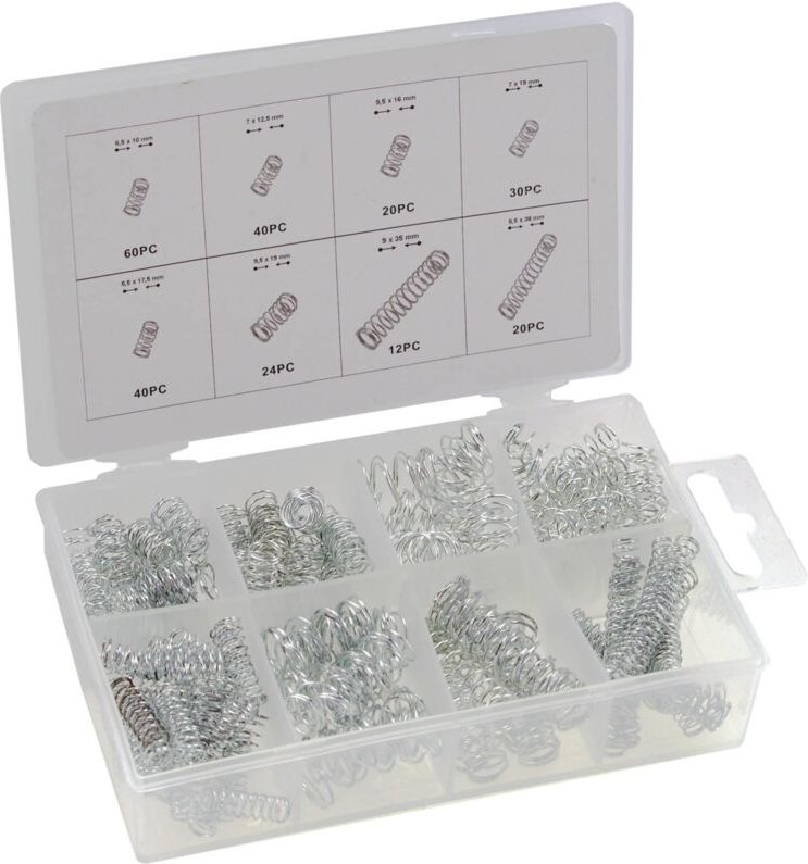 Druckfedern Sortiment 246 tlg.