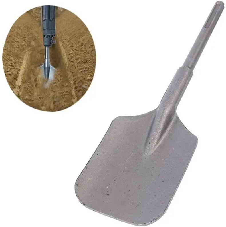 Clay Spade Shovel Chisel Bit 5-Pit Shovel Chisel Bit, Hammer Shovel, Clay Spade Chisel Bit For Electric Pick Hammer Dril...