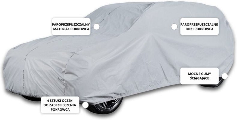 Autoabdeckung für SUV/Minivan 505-530 Autoplane Classic Ganzjahresabdeckung