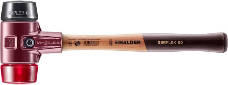 Halder Schonhammer simplex Gummi/Plastik 60mm