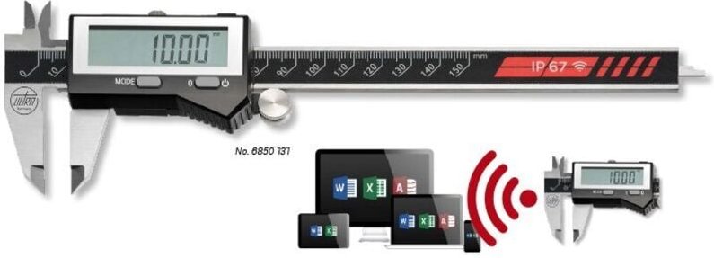 Digital Messschieber 150mm IP67 DIN 862 ULTRA active Bluetooth