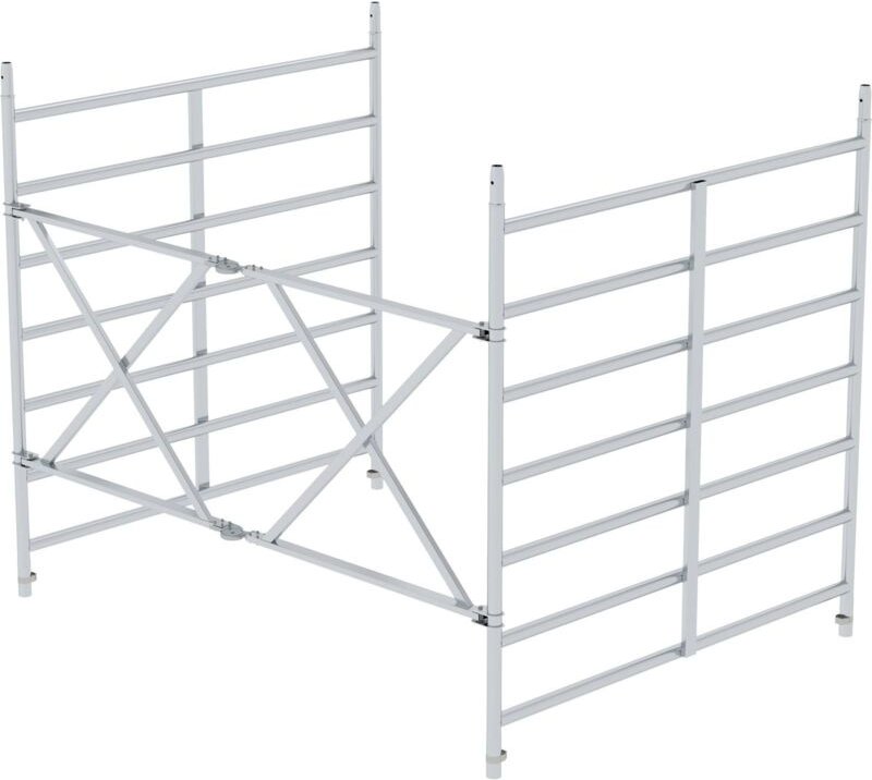 Munk - Günzburger Steigtechnik Klapprahmeneinheit für Klappgerüst mit Dreifach-Plattform 1,9 m - 027941