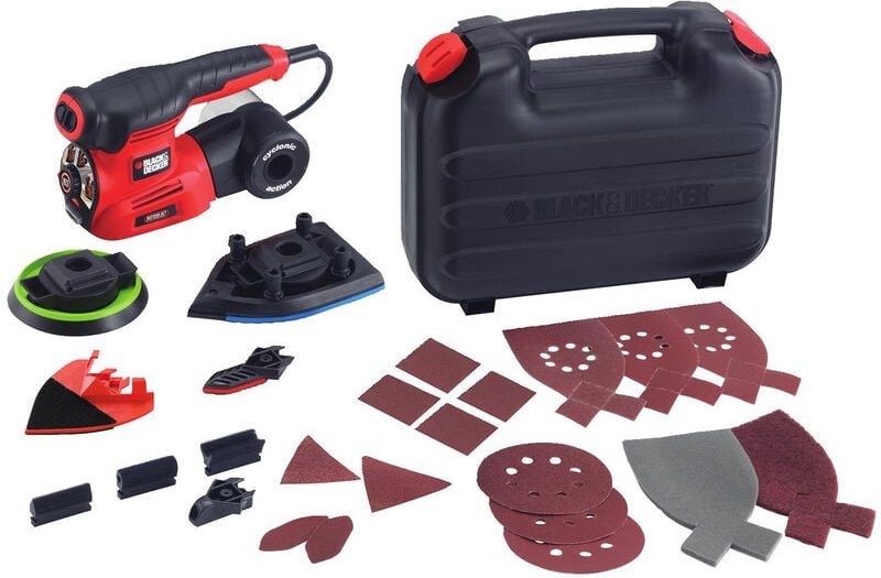 Black&decker - black+decker KA280K Autoselect 4-in-1 Multischleifer Schleifer 220 w im Koffer