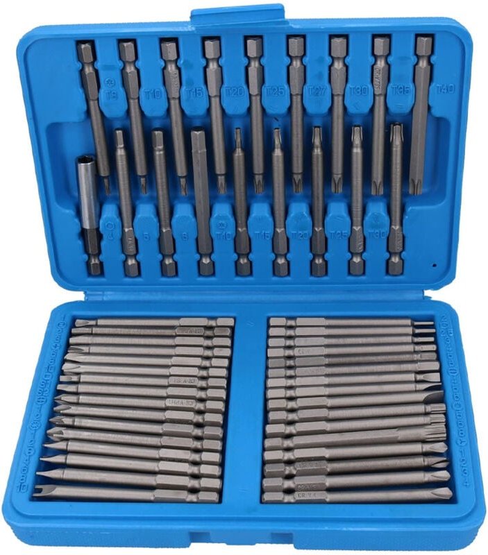 BEBUSINGOTO 50-teiliger verlängerter Bit, Verlängerungsstangensatz, kreuzförmiger verlängerter Schraubendreher, Verlänge...