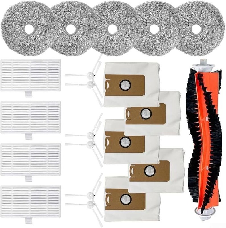 FOREHILL Hauptseitenbürste für Ultenic MC1 Staubsauger mit vollem Reinigungspotenzial und Ersatzzubehör