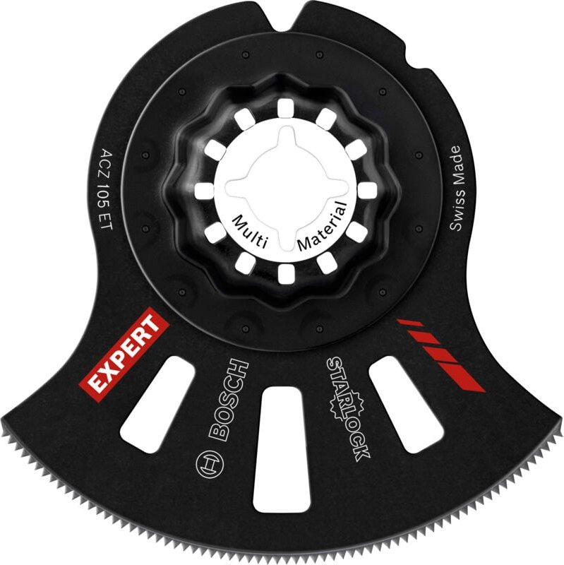 Expert MultiMaterial Segment Blade (Segmentsägeblatt) acz 105 et Blatt für Multifunktionswerkzeuge, 5 Stück - Bosch