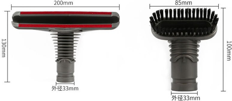 Ersatzbürsten-Set für Dyson DC35 DC45 DC52 DC58 V6 Staubsauger (5-teiliges Set)