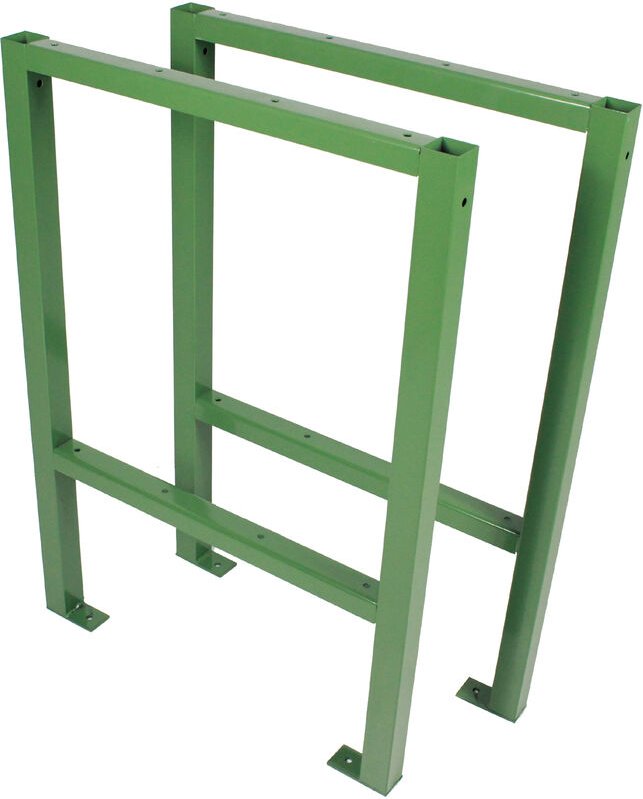 Baumarktplus - Werktisch Untergestell Stahlgestell Paar Traglast bis 200 kg Paar grün