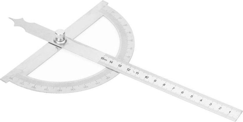 Goniometer, Winkelmesser 1", Edelstahl, langlebig, tragbar, glatte Oberfläche, ideal für Heimwerker und Holzbearbeitung ...