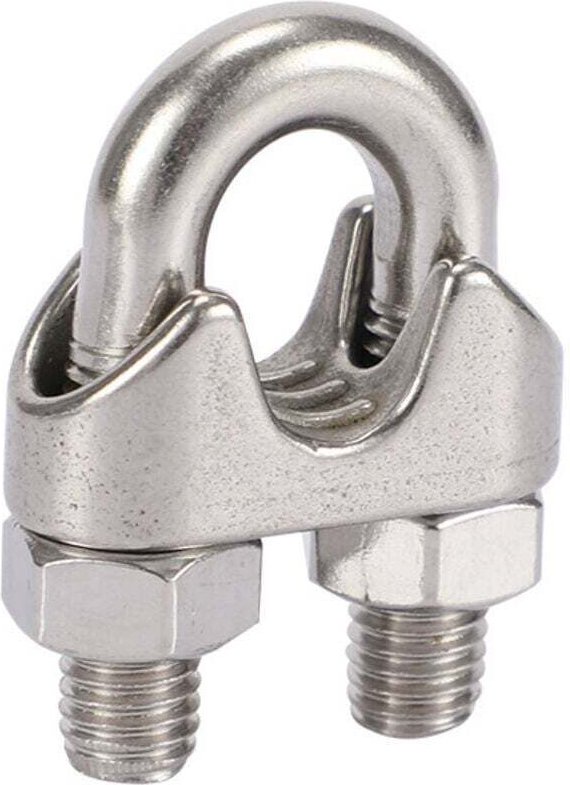 15-teiliges Set Stahlkabelbinder, Kabelbinder aus Edelstahl 304, U-Bügel-Kabelbinder aus Metall