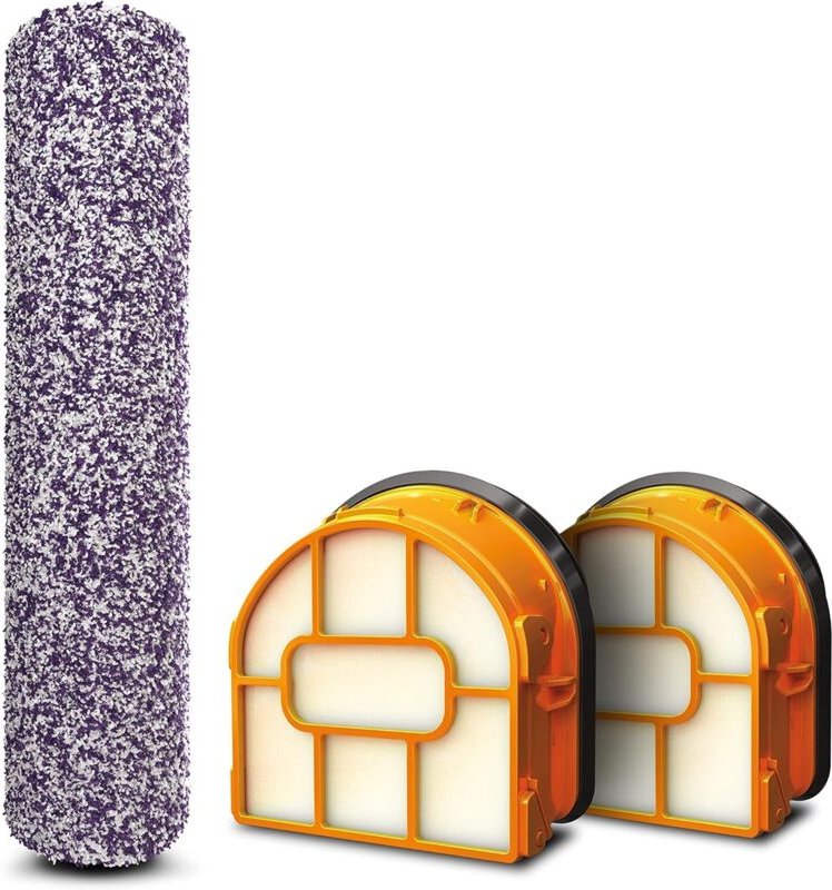 Zubehör für Bodenreinigungsmaschinen, kompatibel mit Shark AW201, WD201, WD201, WD101, WD100 (Walzenbürste und Filter).